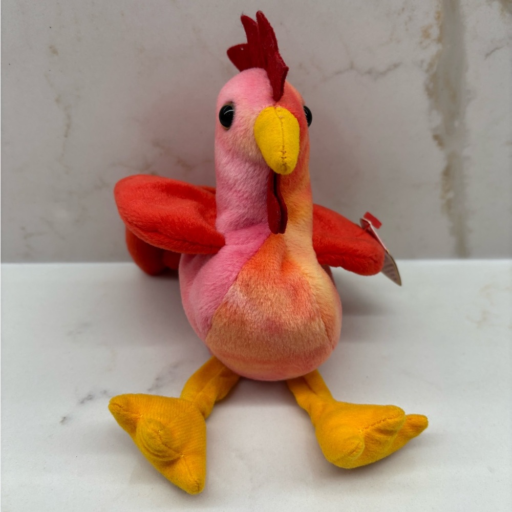Vintage 1996 Ty Strut the Rooster Beanie Baby
